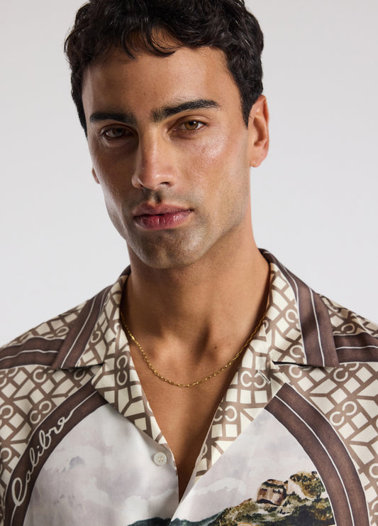 Monte Carlo Silk Shirt Natural