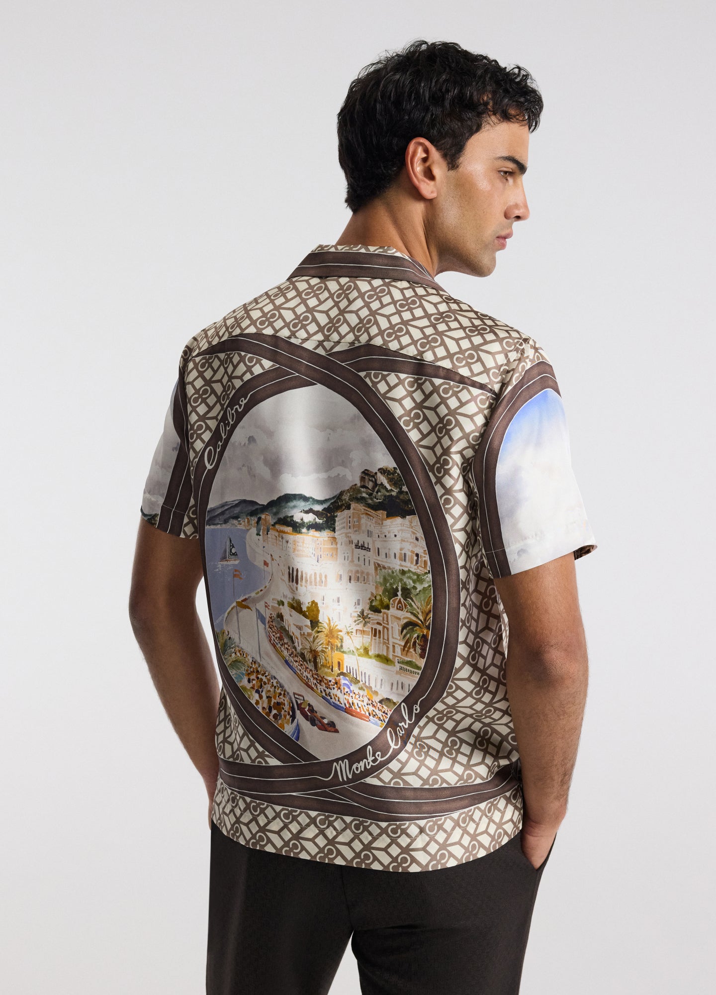 Monte Carlo Silk Shirt Natural