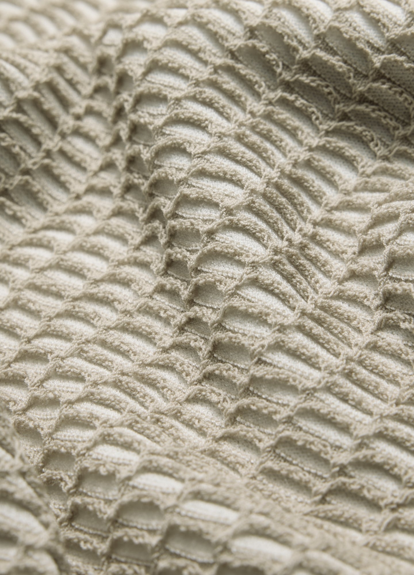 Honeycomb Knit Polo Stone