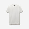 Stripe Cuff Tech T-shirt Ivory