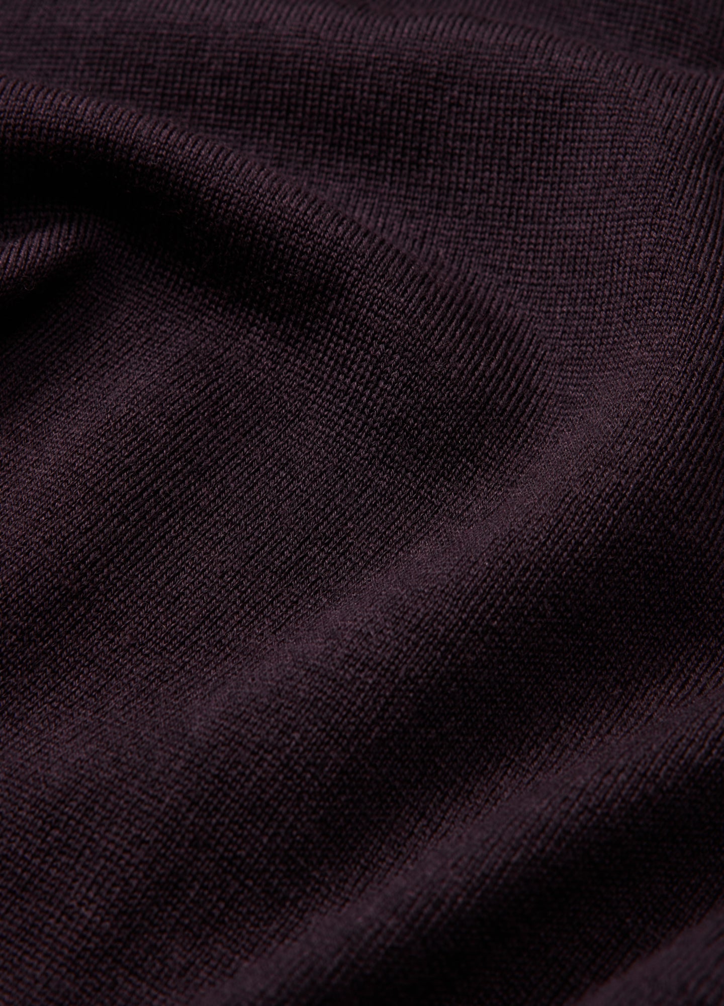 Merino Wool Polo Currant