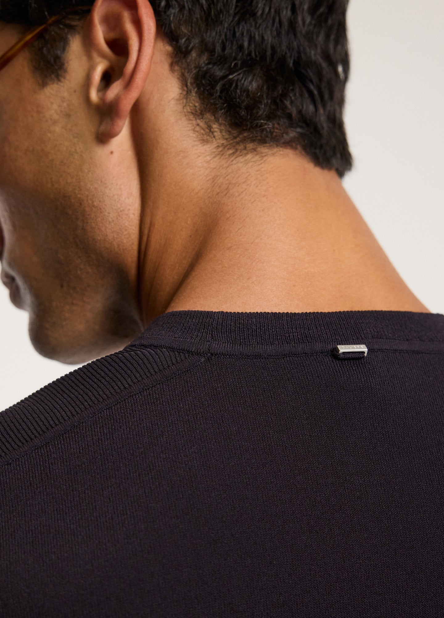 Technical Knit Crew Neck Sweater Currant