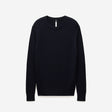 Slim Merino Wool Rib Sweater Navy