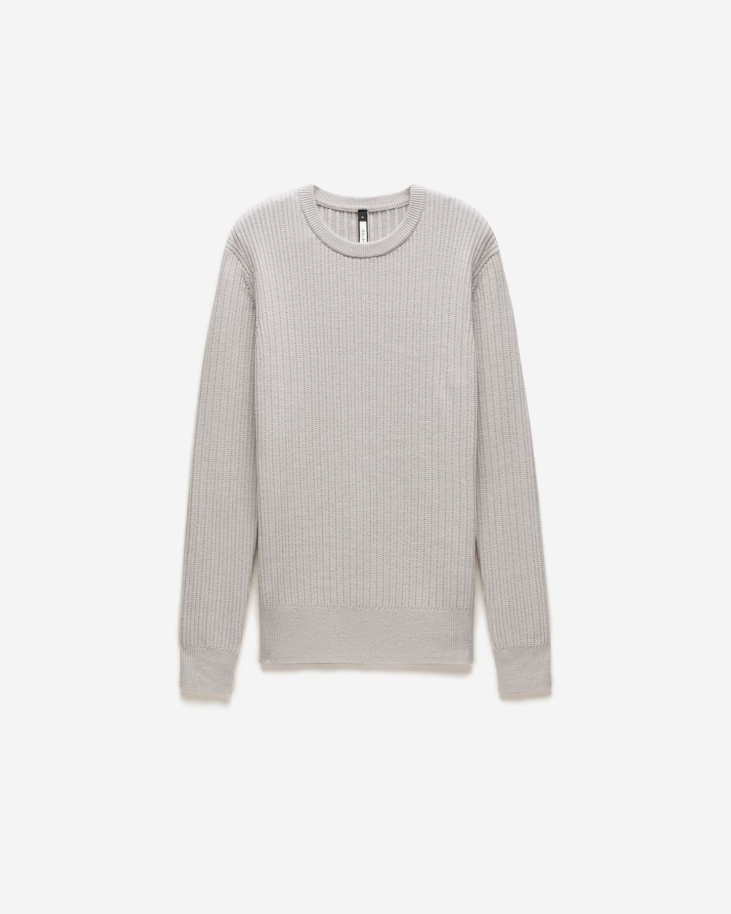 Slim Merino Wool Rib Sweater Salt