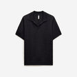 Zebra Jacquard Polo Black