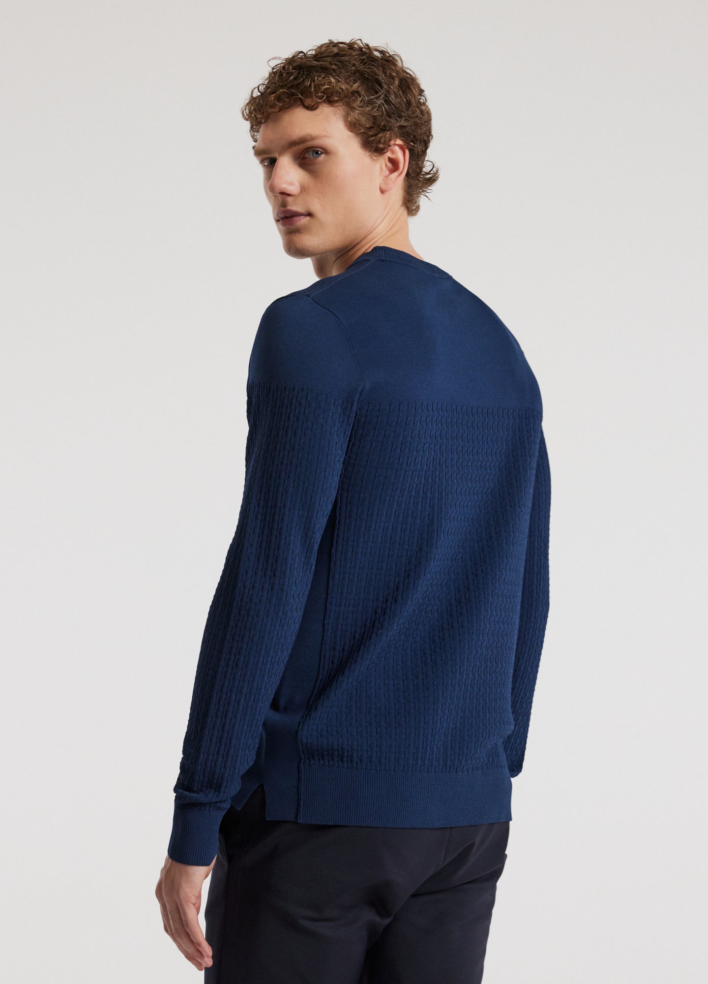 High Tech Crew Sweater Delft Blue