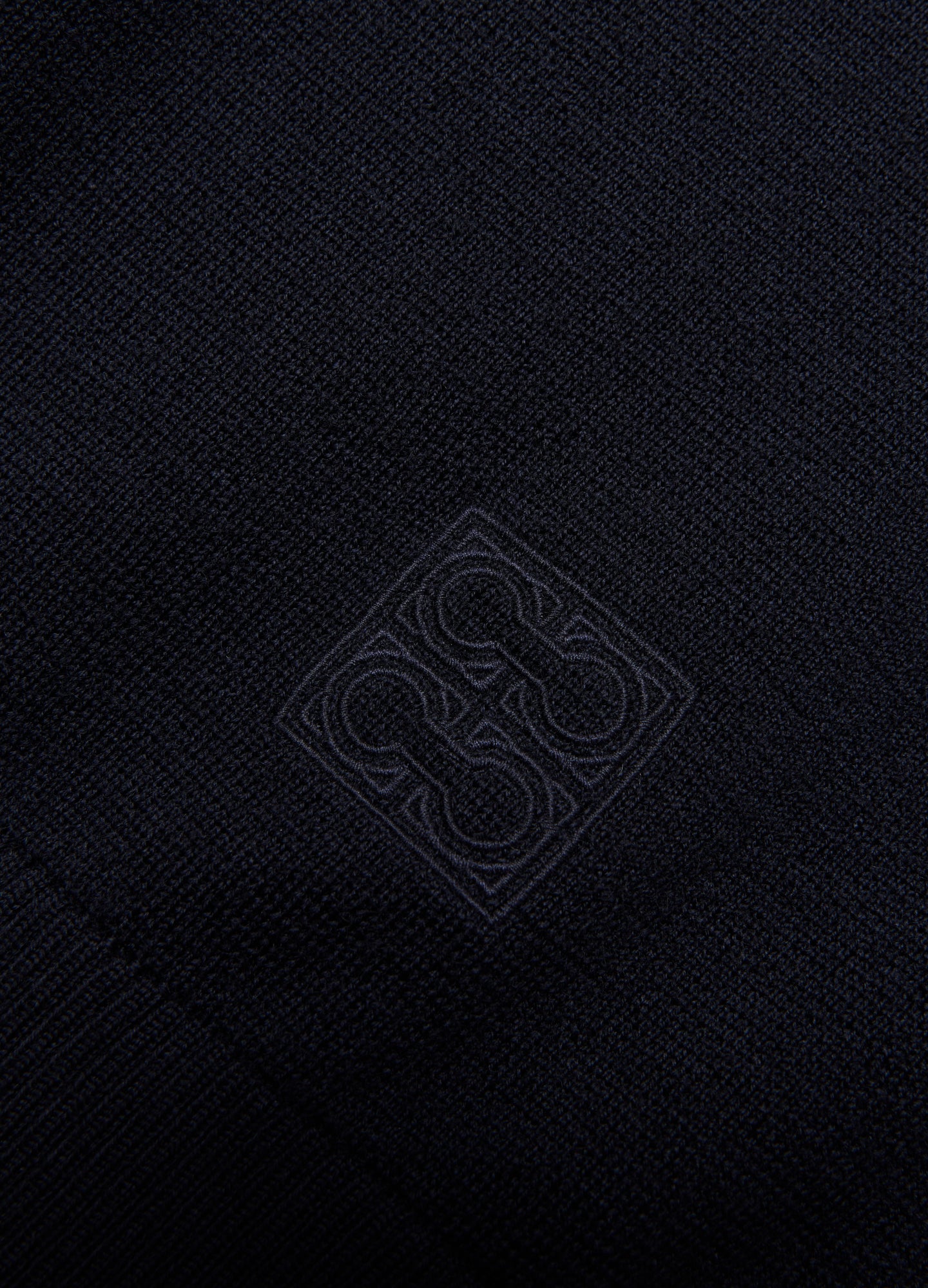 Crew Neck Merino Sweater Navy