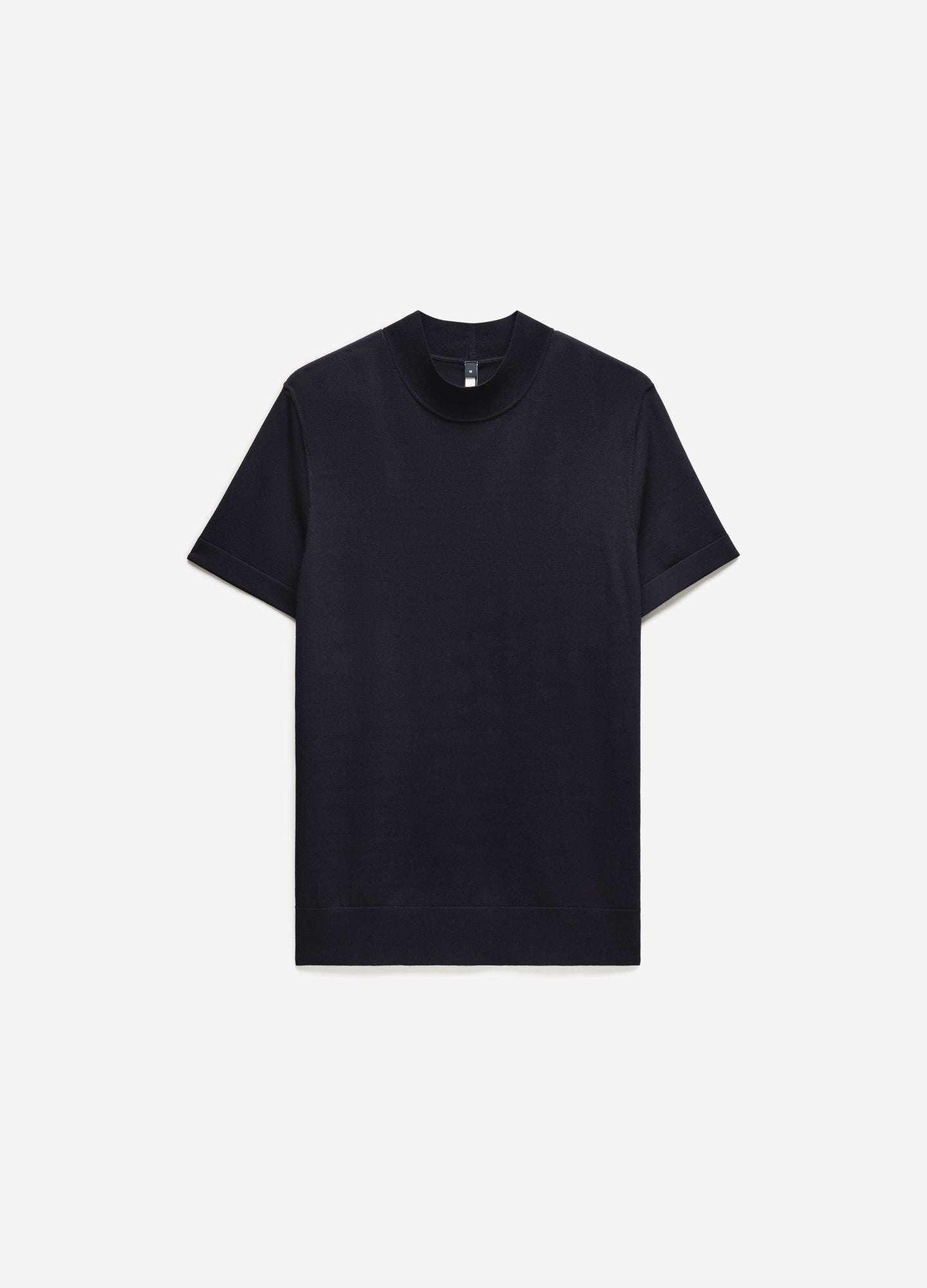 Slim Tech Knit T-shirt Black