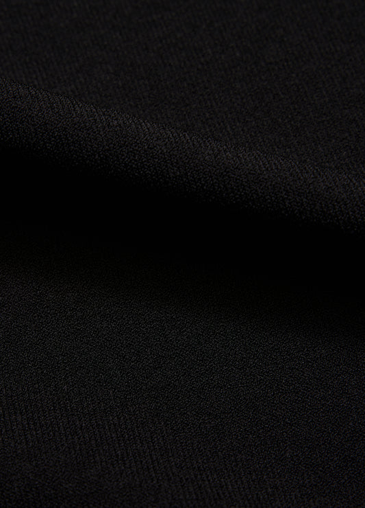 Slim Tech Knit T-shirt Black