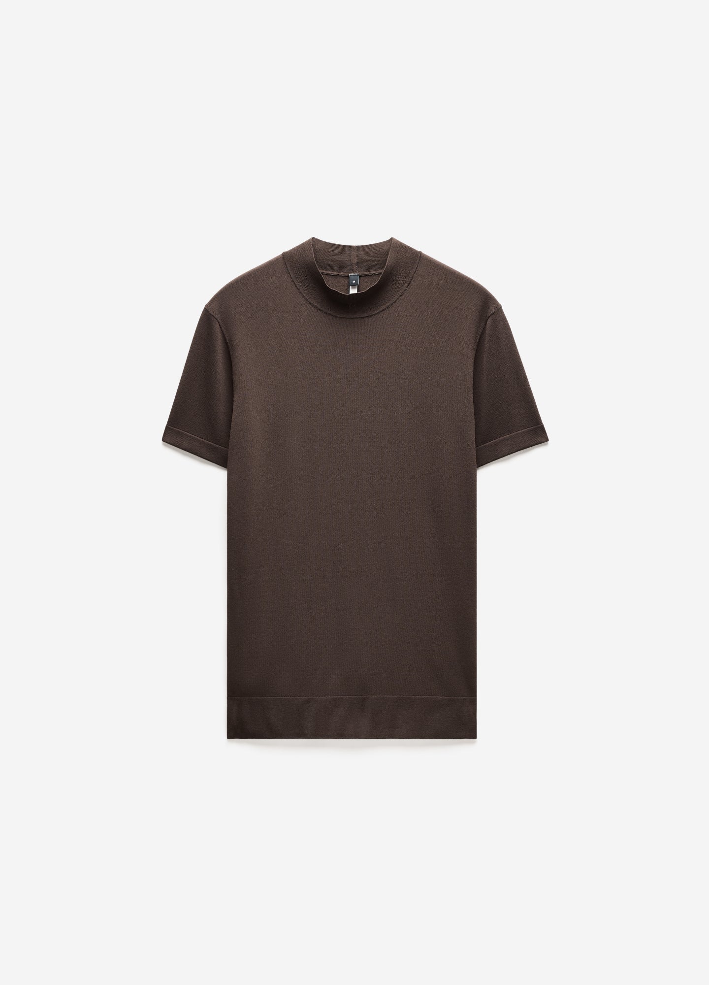 Slim Tech Knit T-shirt Mocha