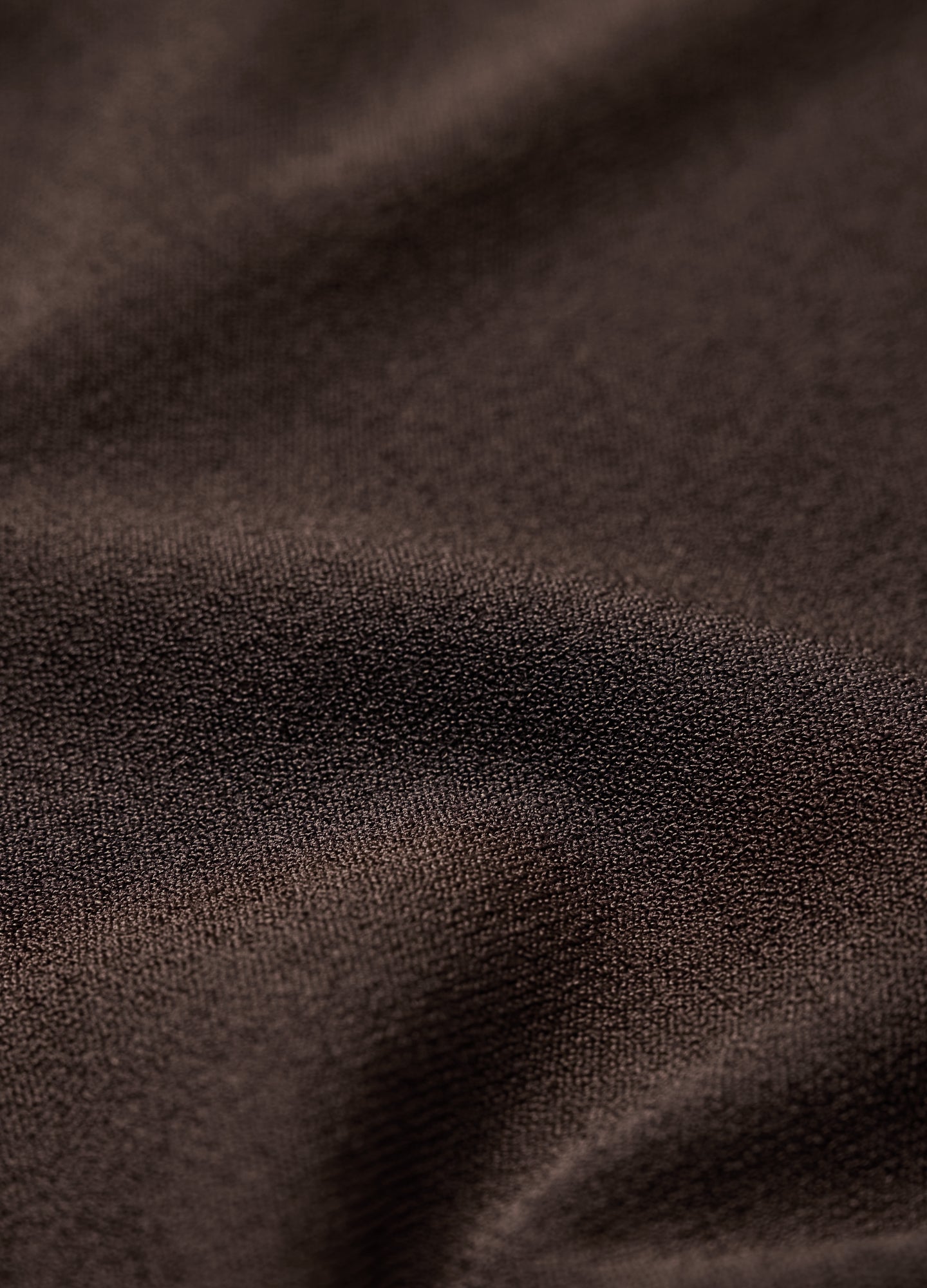 Slim Tech Knit T-shirt Mocha