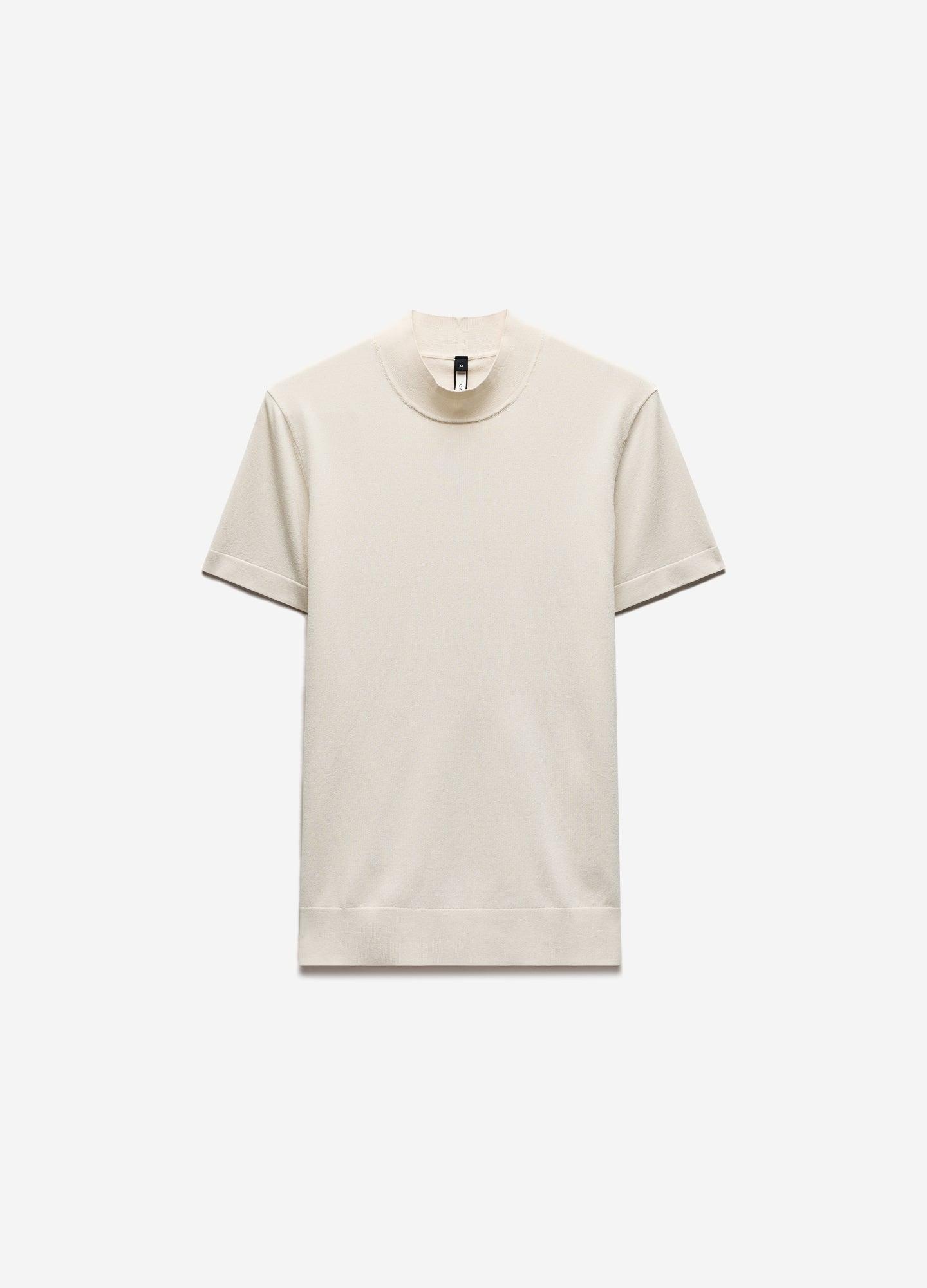 Slim Tech Knit T-shirt Parchment