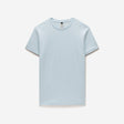 Mercerised Crew T-shirt Pale Blue