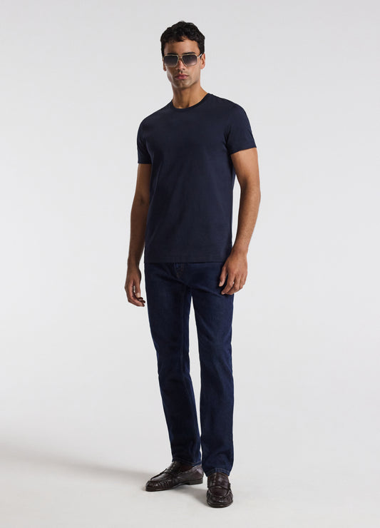 Mercerised Crew Neck T-Shirt Ink