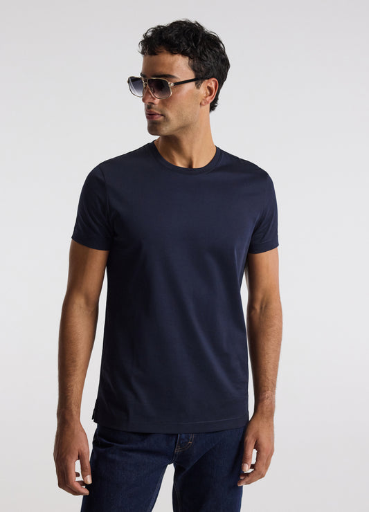 Mercerised Crew Neck T-Shirt Ink