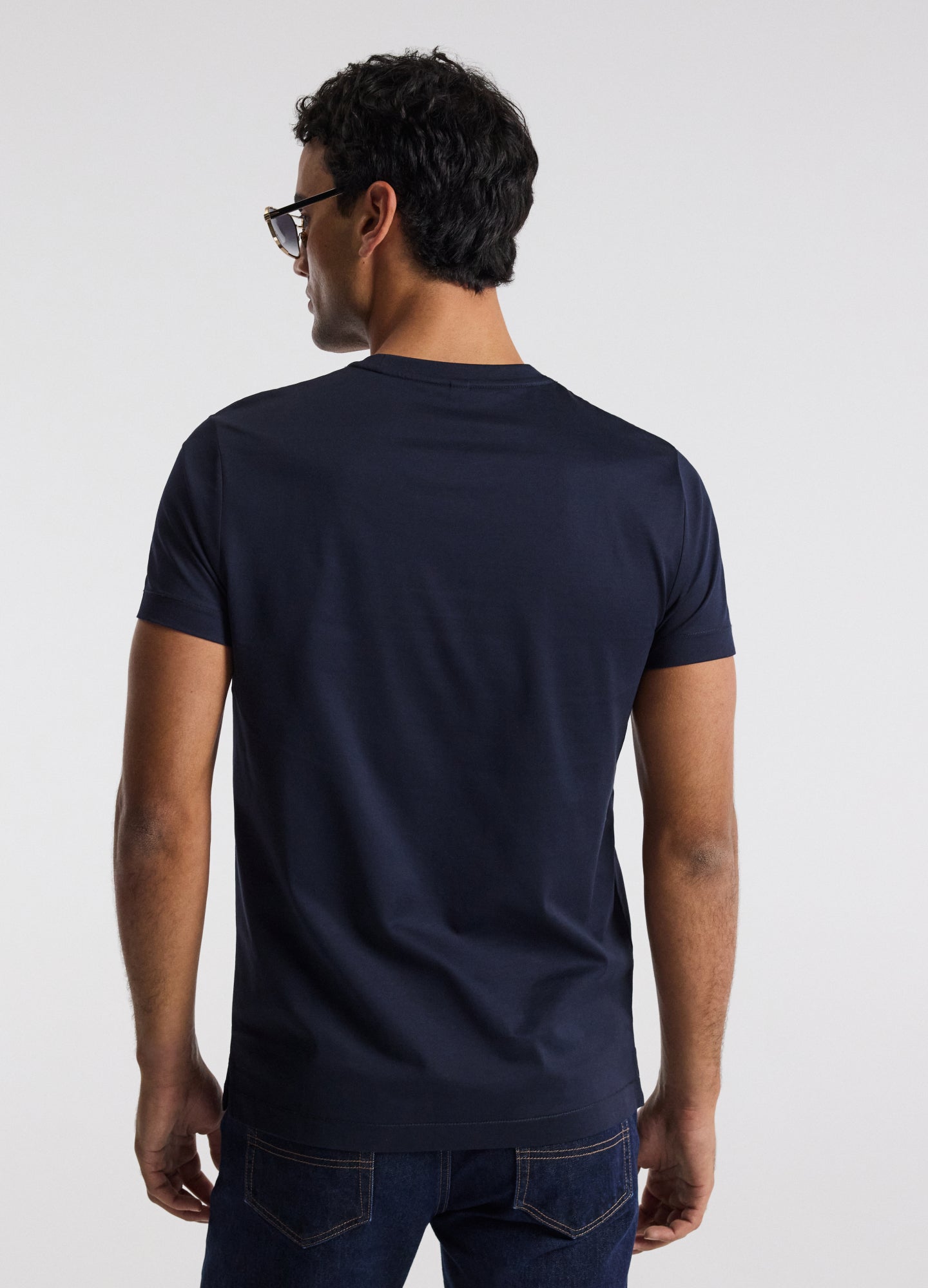 Mercerised Crew Neck T-Shirt Ink