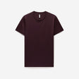 Mercerised Crew T-shirt Cherry Red
