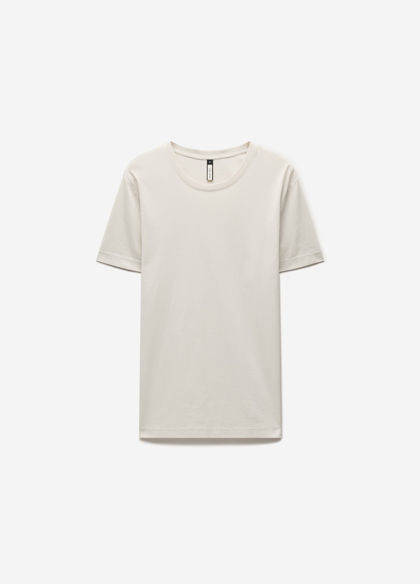 Mercerised Crew Neck T-shirt Salt