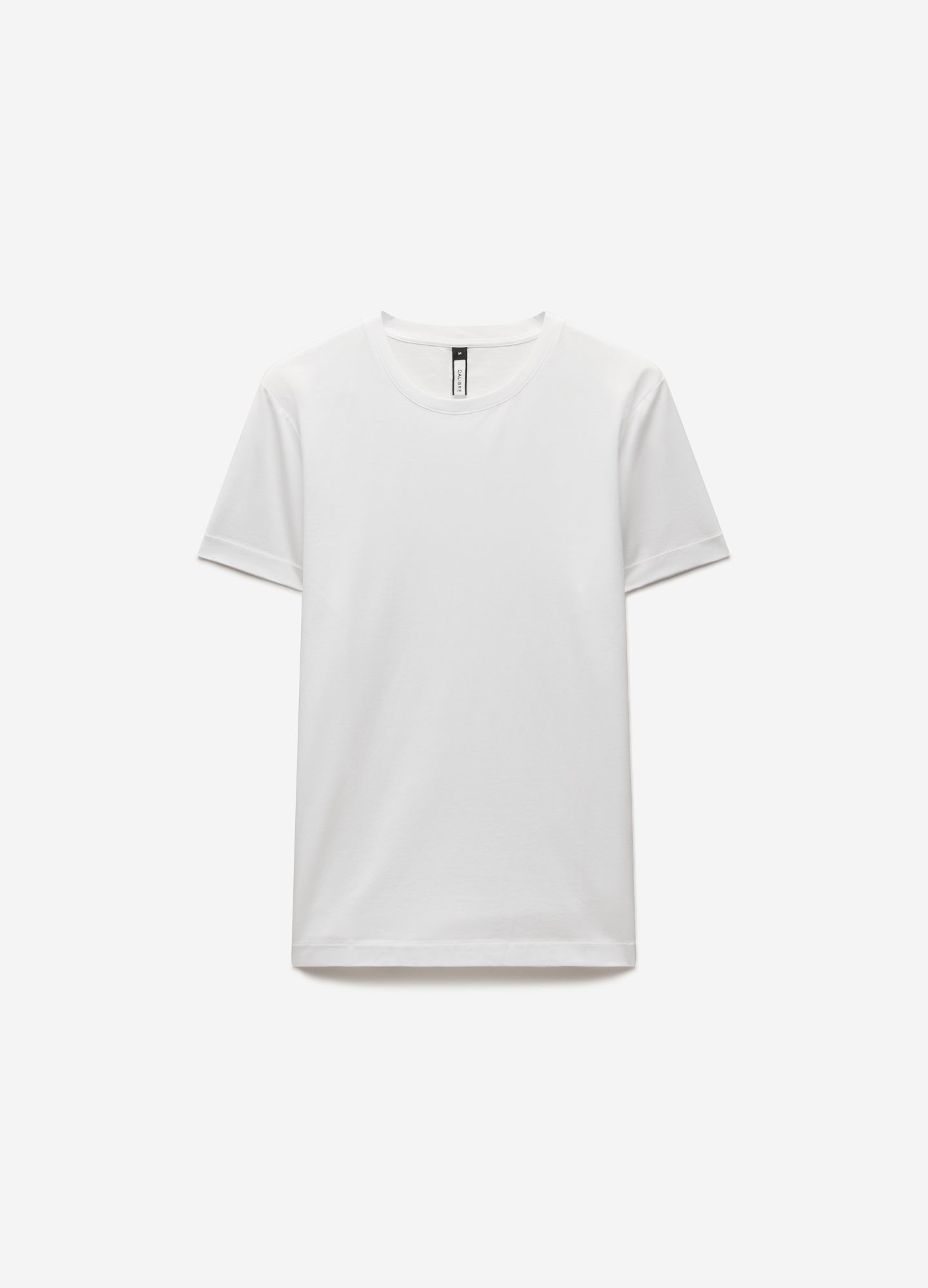 Mercerised Crew Neck T-Shirt White