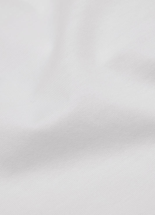 Mercerised Crew Neck T-Shirt White
