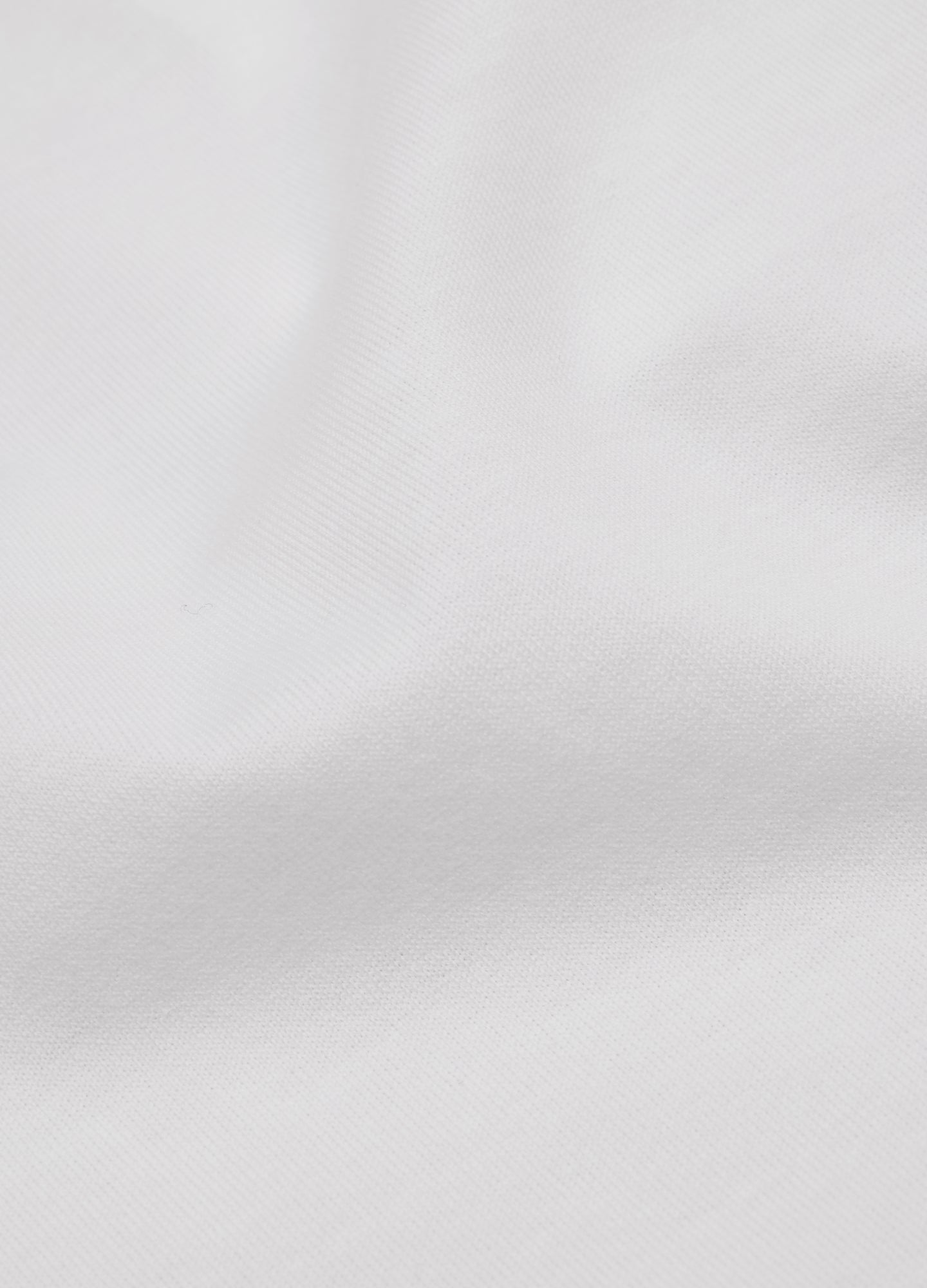 Mercerised Crew Neck T-Shirt White