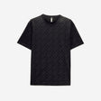 Monogram Print T-shirt Black