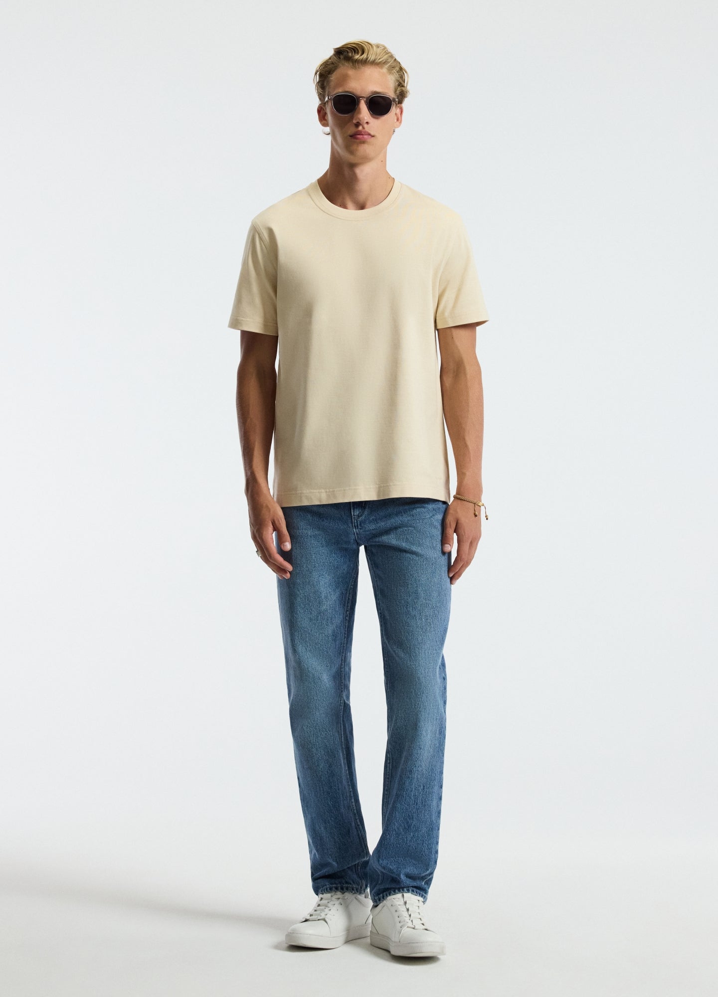 Relaxed Crew T-shirt Biscuit