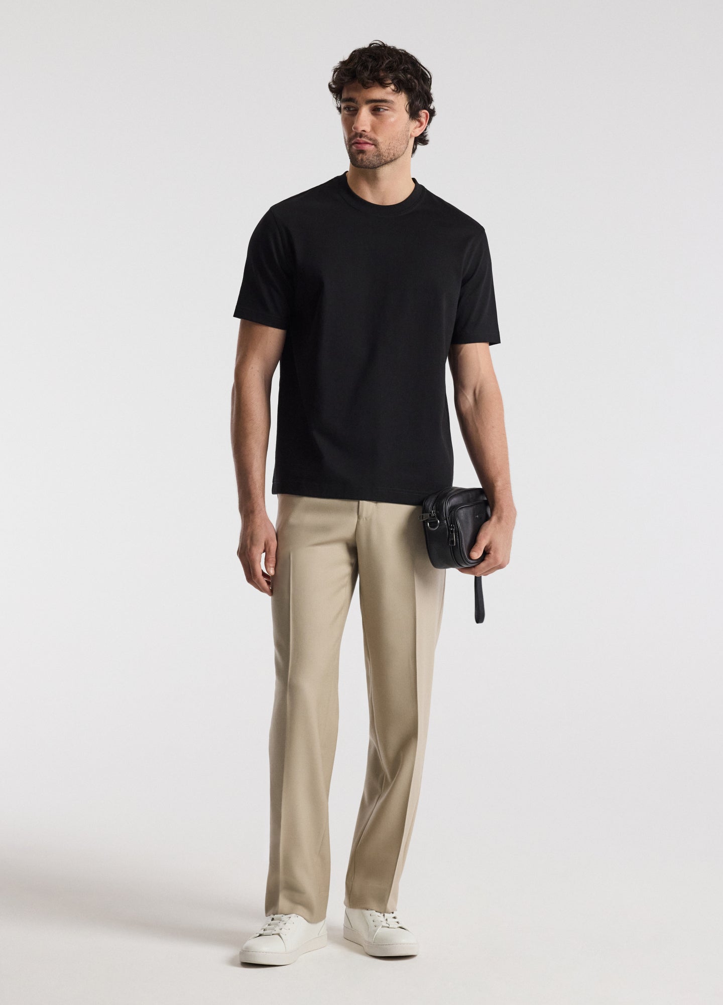 Relaxed Crew T-shirt Black
