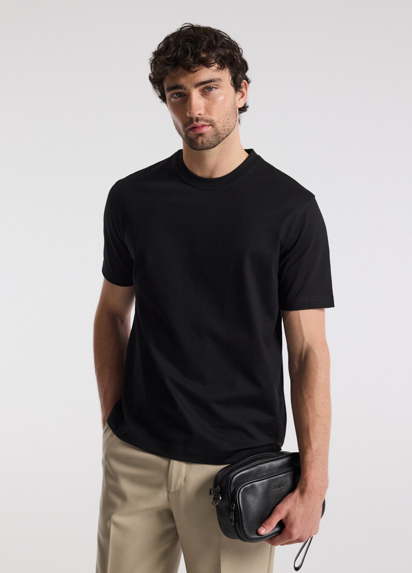 Relaxed Crew T-shirt Black