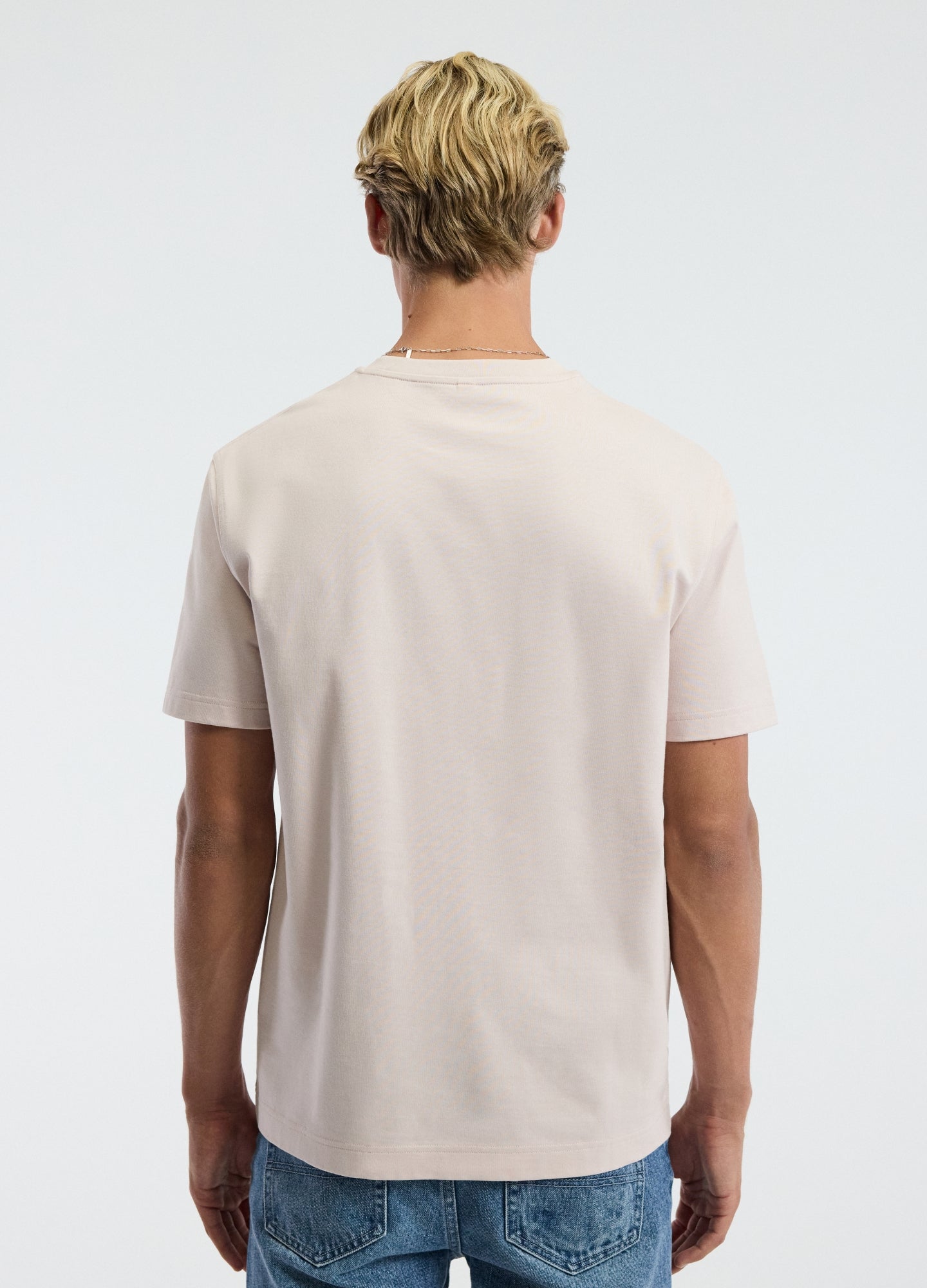 Relaxed Crew T-shirt Shell Pink