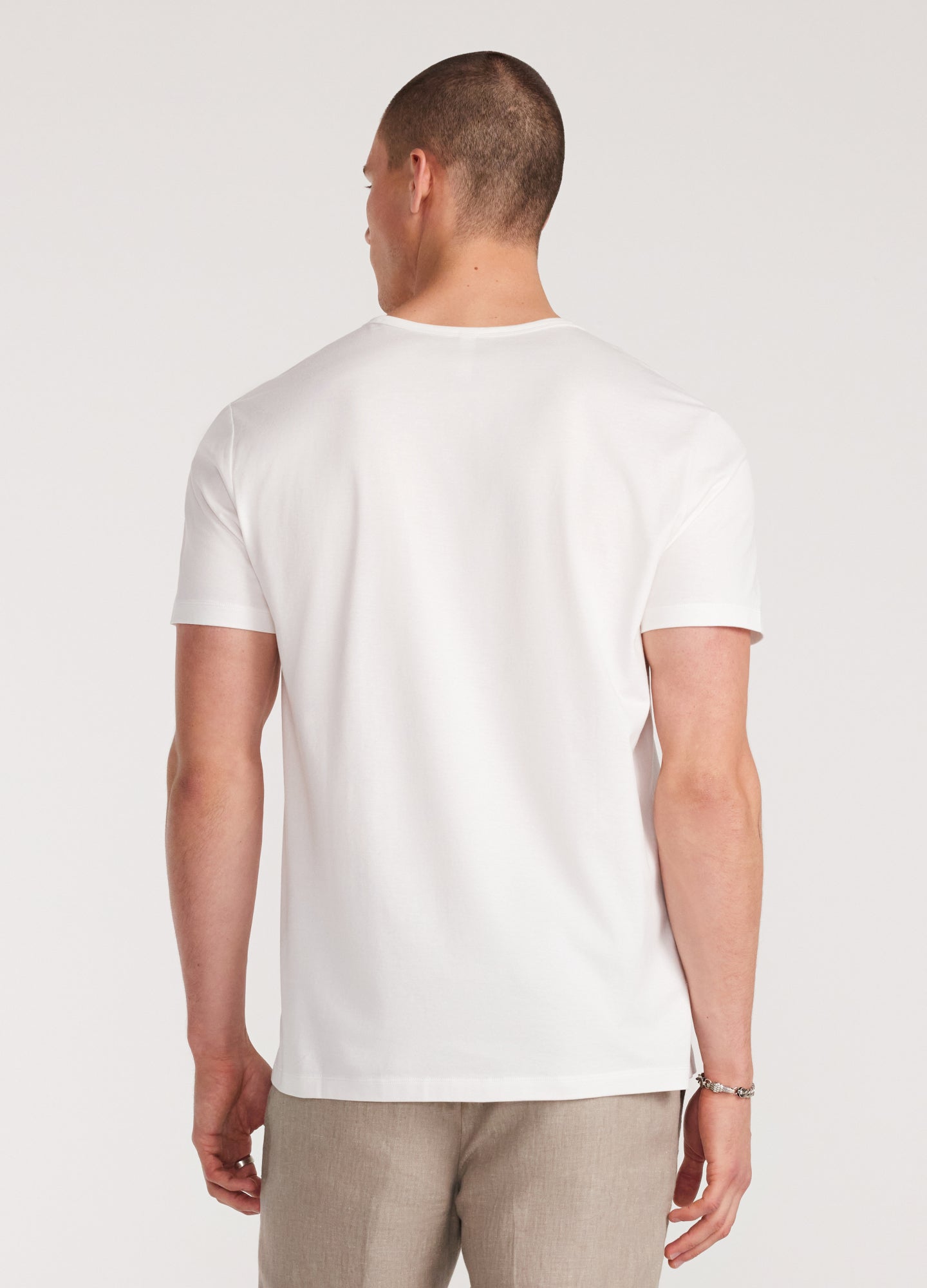 Scoop Neck T-shirt White