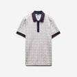 Monogram Jacquard Polo Silver