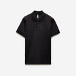 Solid Monogram Polo Black