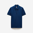 Solid Monogram Polo Blue