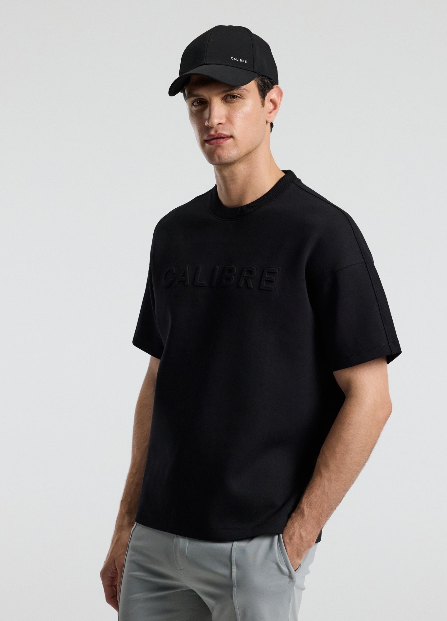 Short Sleeve Logo Sweat Black