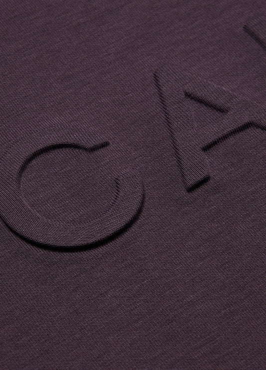 Relaxed Fit Logo Sweat T-shirt Plum