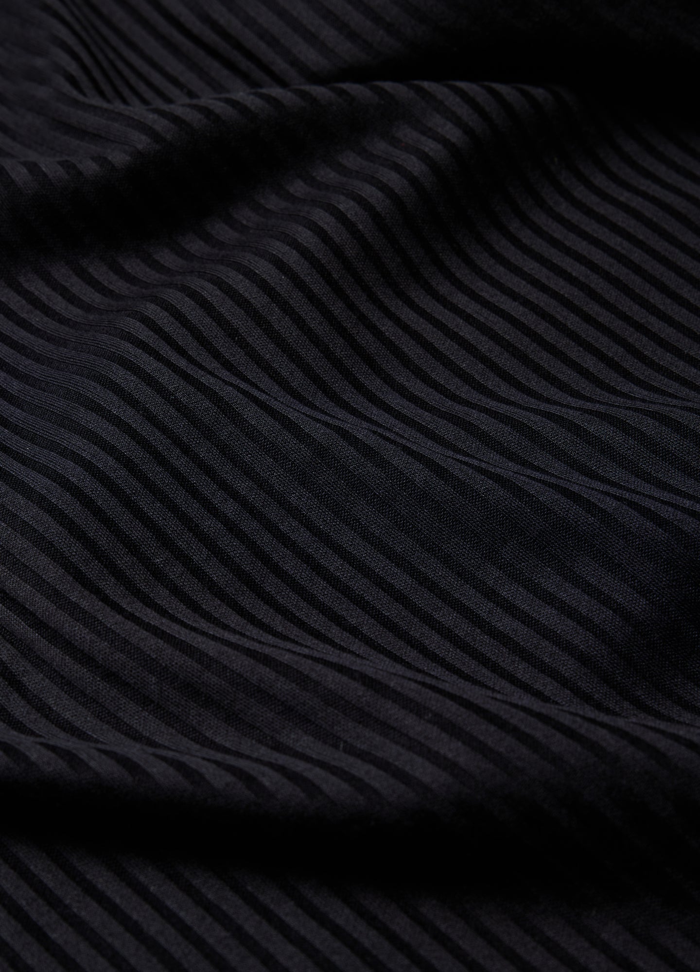 Long Sleeve Ribbed Henley Black