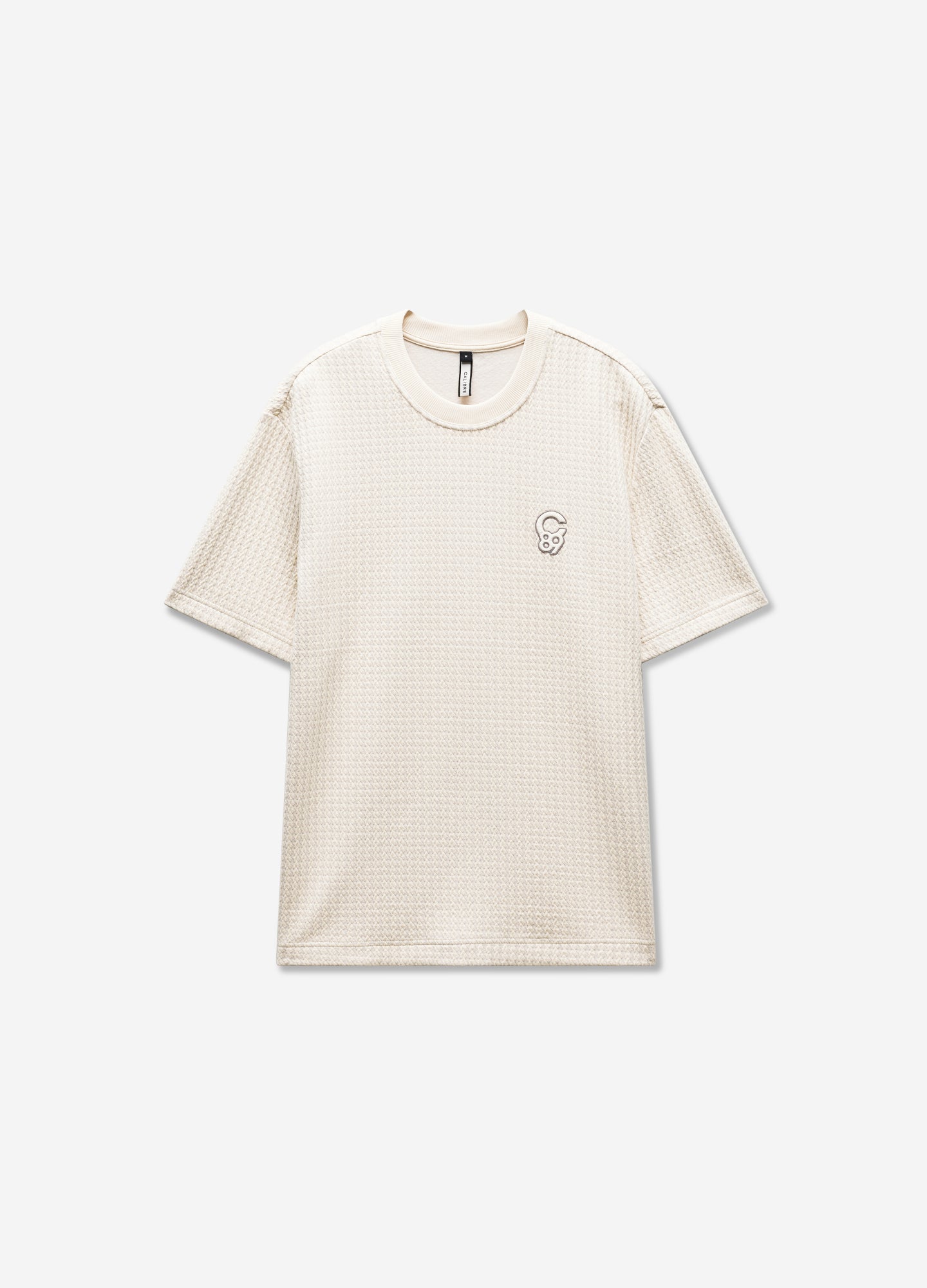 Houndstooth T-shirt Bone