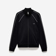 Contrast Jersey Track Jacket Black