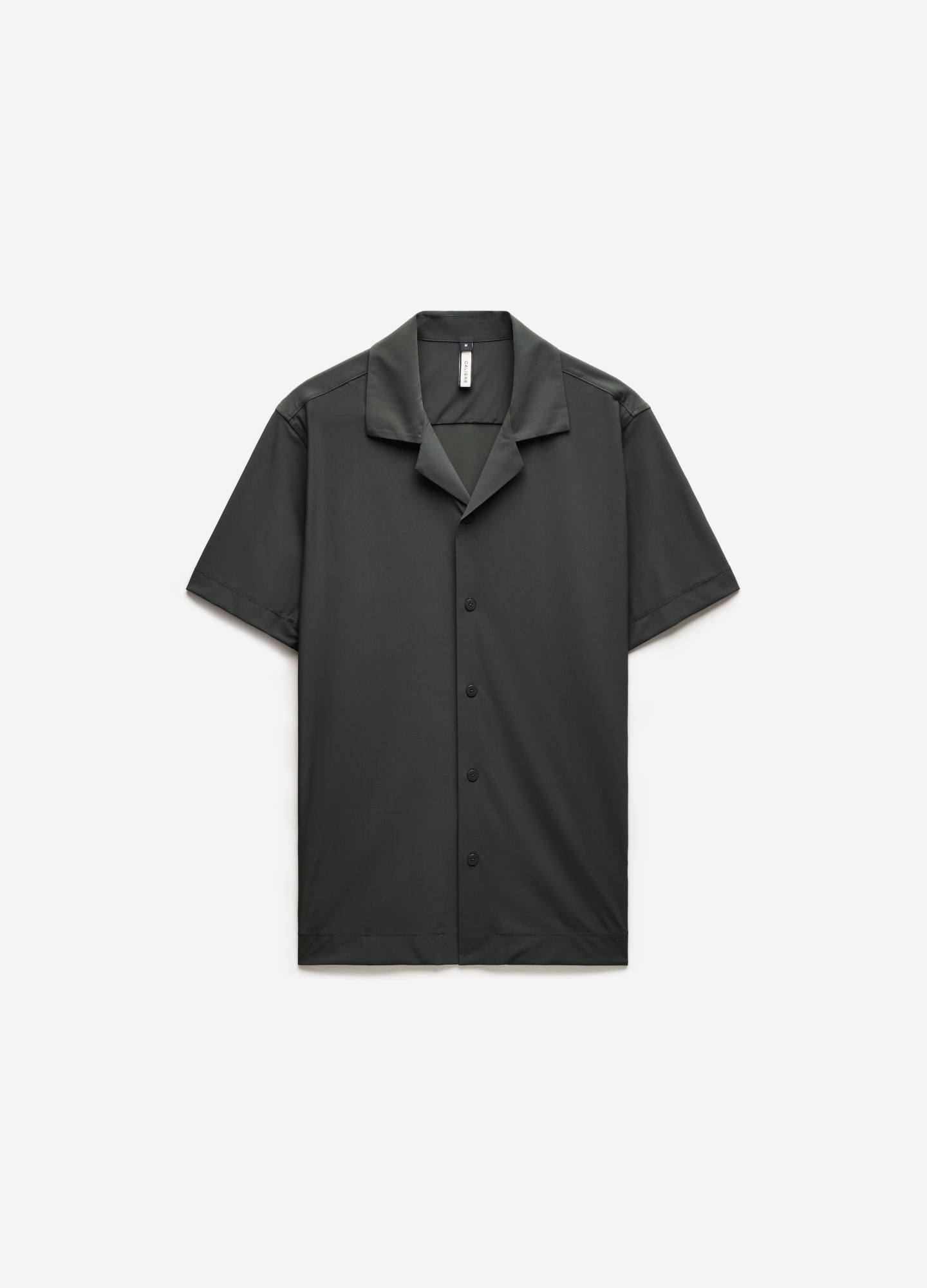Performance Cuban Collar Shirt Khaki