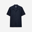 Performance Cuban Collar Shirt Navy