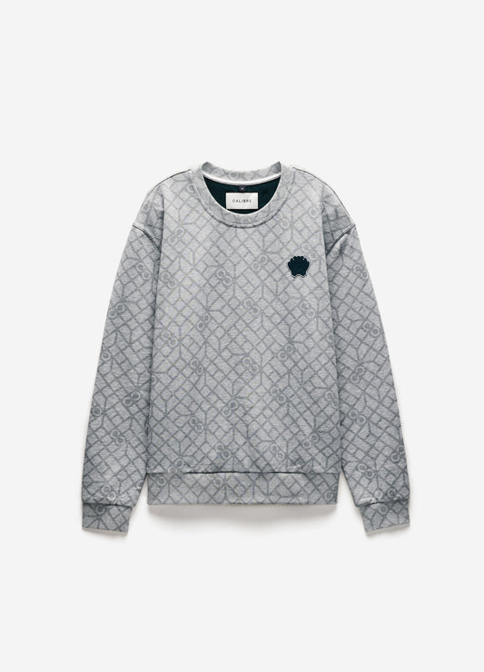 All Over Monogram Sweat Grey Marle