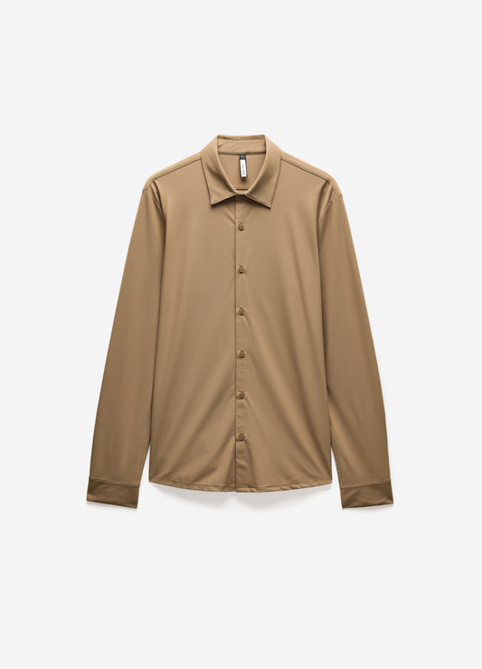 Performance Long Sleeve Shirt Camel