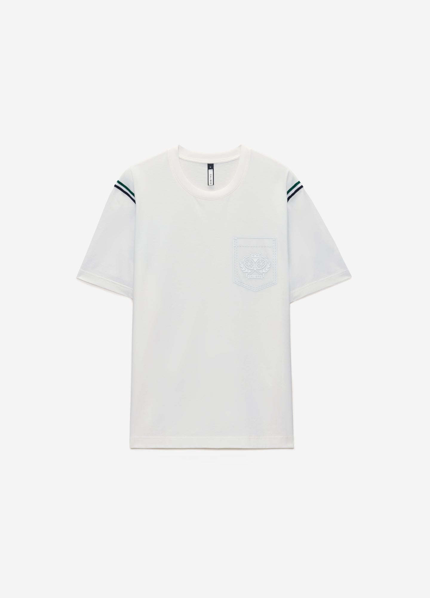 Contrast Trim T-shirt Off White