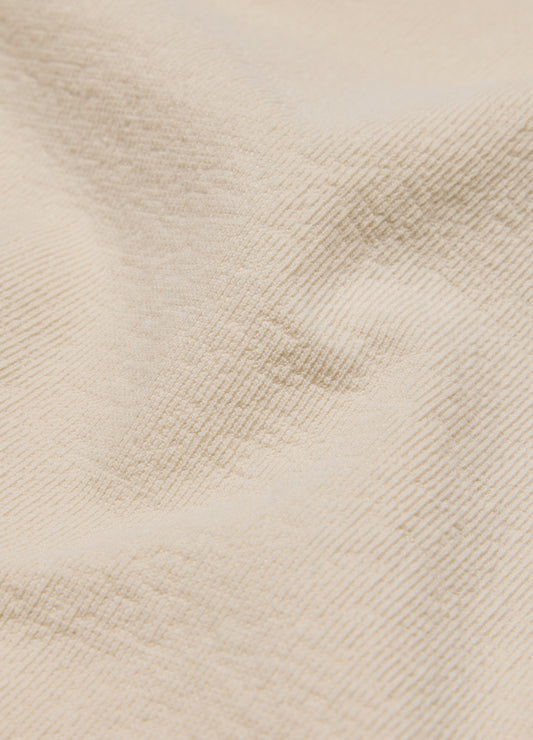 Loose Fit Crepe T-shirt Cream