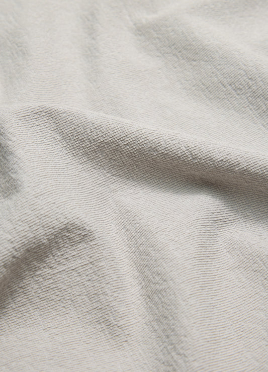 Loose Fit Crepe T-shirt Light Grey
