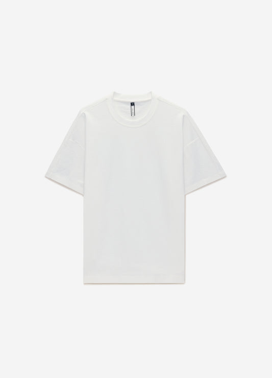 Loose Fit Crepe T-shirt White