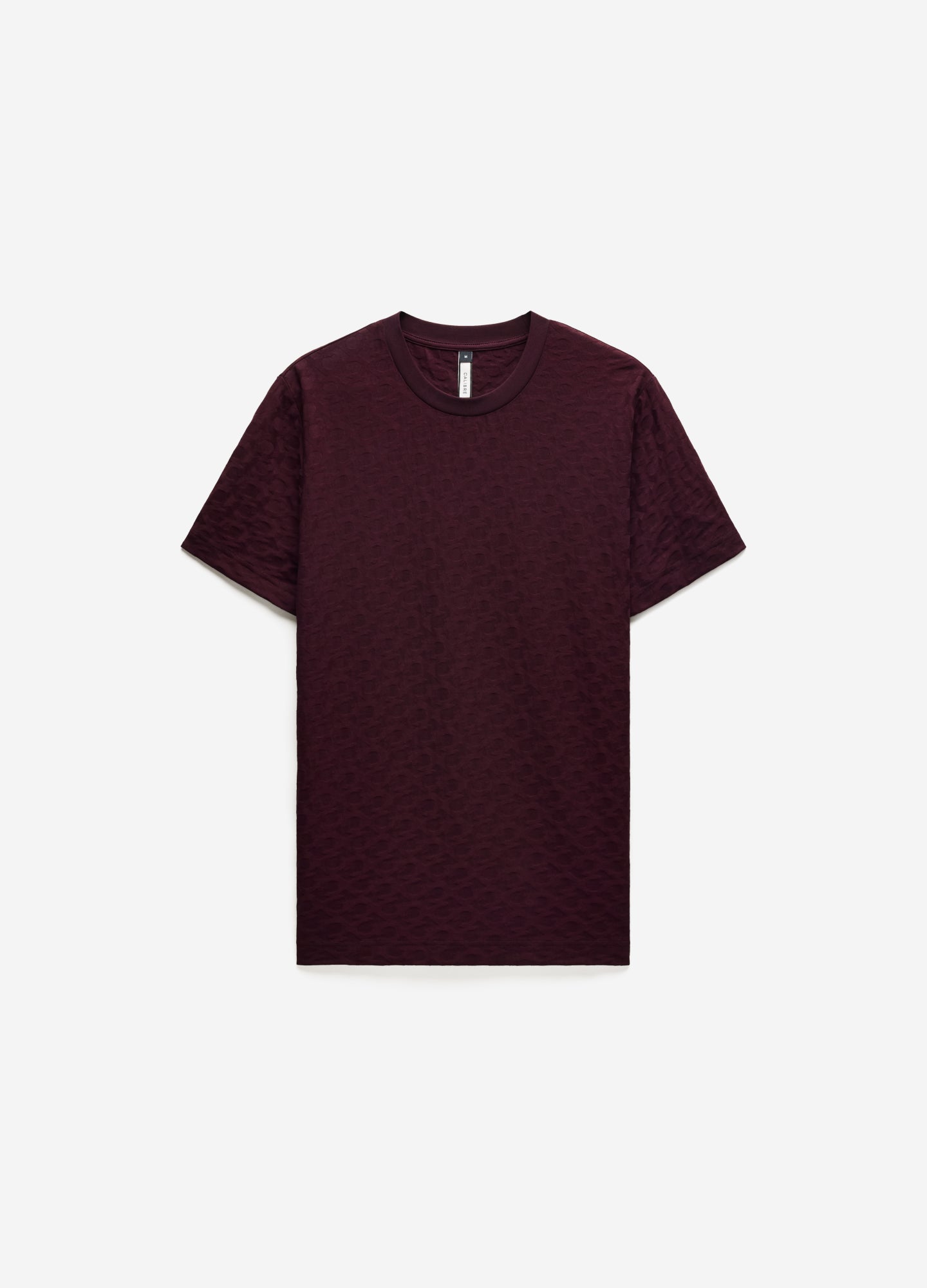Monogram Jacquard T-shirt Oxblood