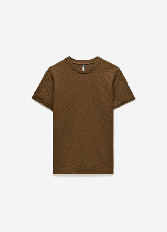 Jacquard T-shirt Toffee
