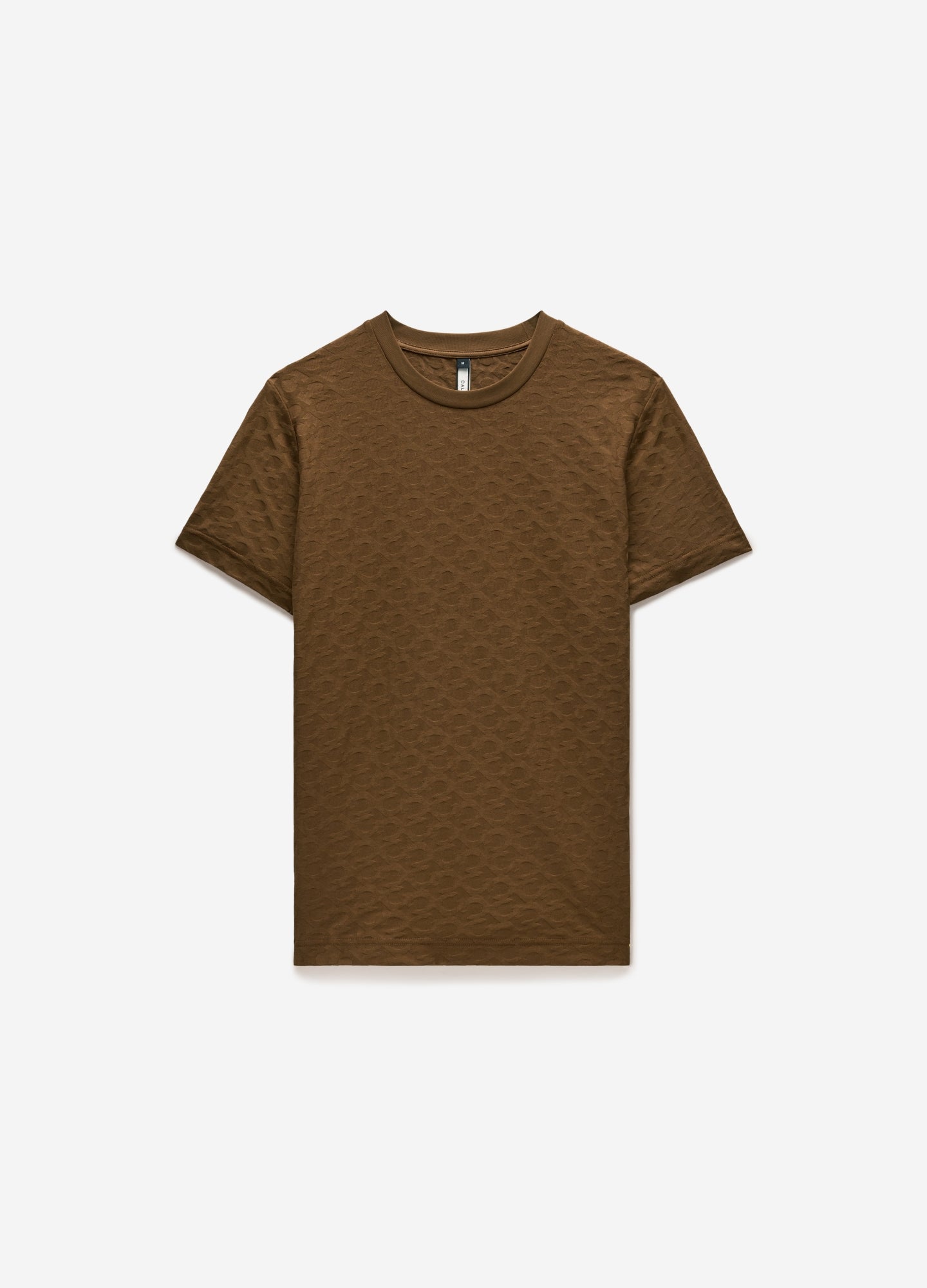 CALIBRE Jacquard T-shirt Toffee
